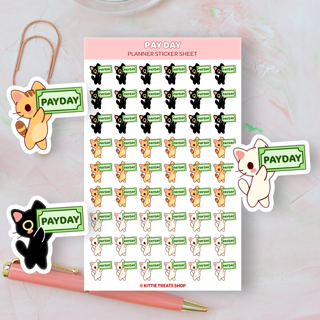 Set of 5 Professional Planner Sticker Sheets