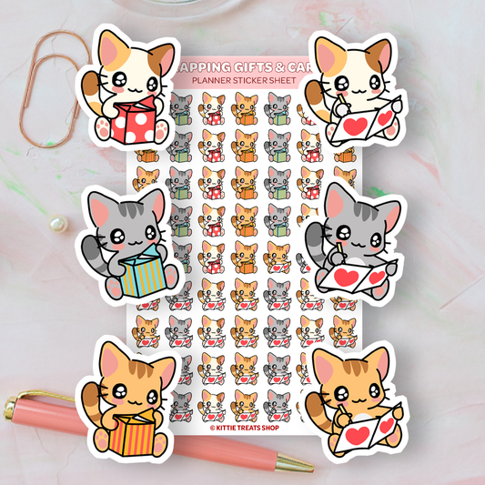 Gift Wrapping Planner Sticker Sheet