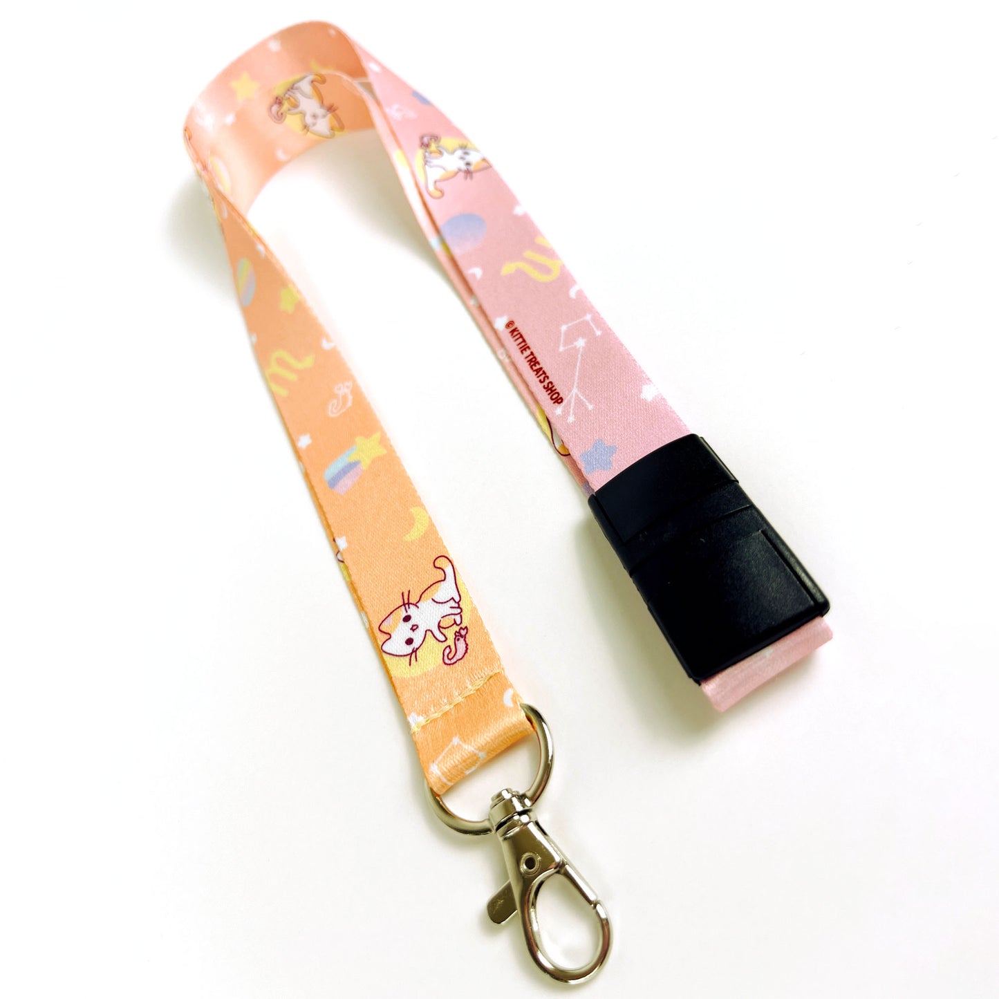 Zodiac Scorpio Cat Lanyard