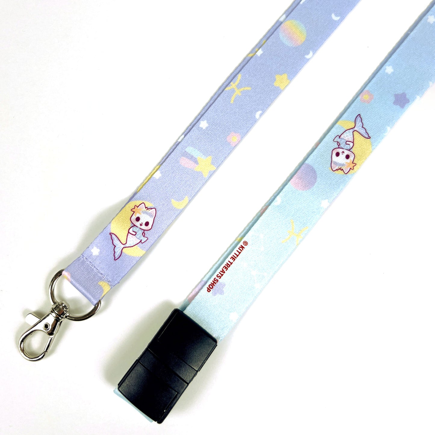 Zodiac Pisces Cat Lanyard