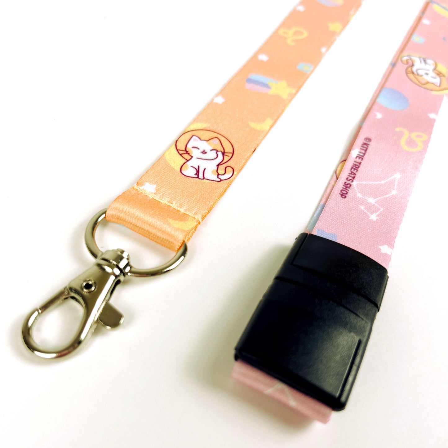 Zodiac Leo Cat Lanyard