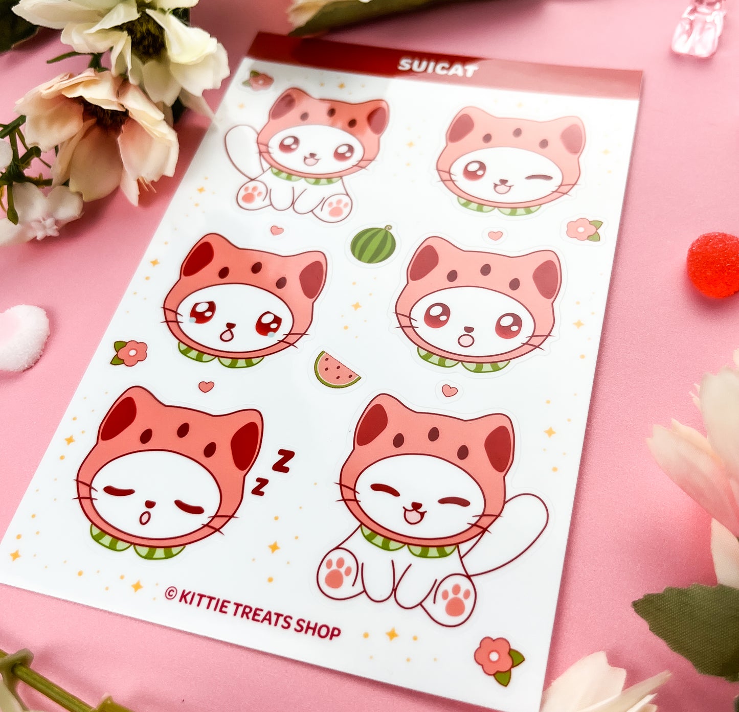 Suicat Sticker Sheet
