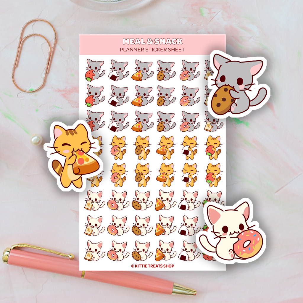 Set of 5 Wanderlust Planner Sticker Sheets