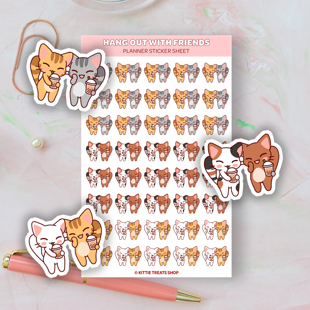 Set of 5 Wanderlust Planner Sticker Sheets