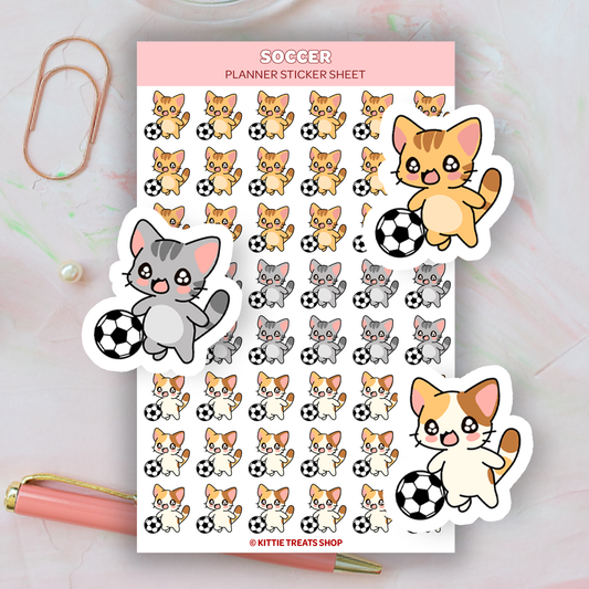 Soccer Planner Sticker Sheet