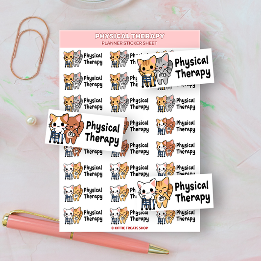Physical Therapy Planner Sticker Sheet