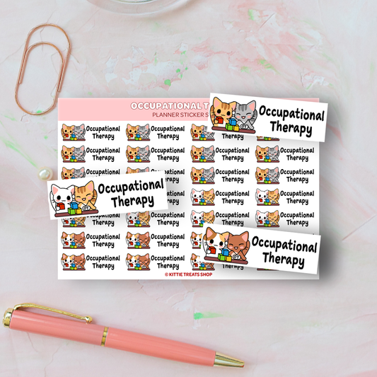 Occupational Therapy Planner Sticker Sheet