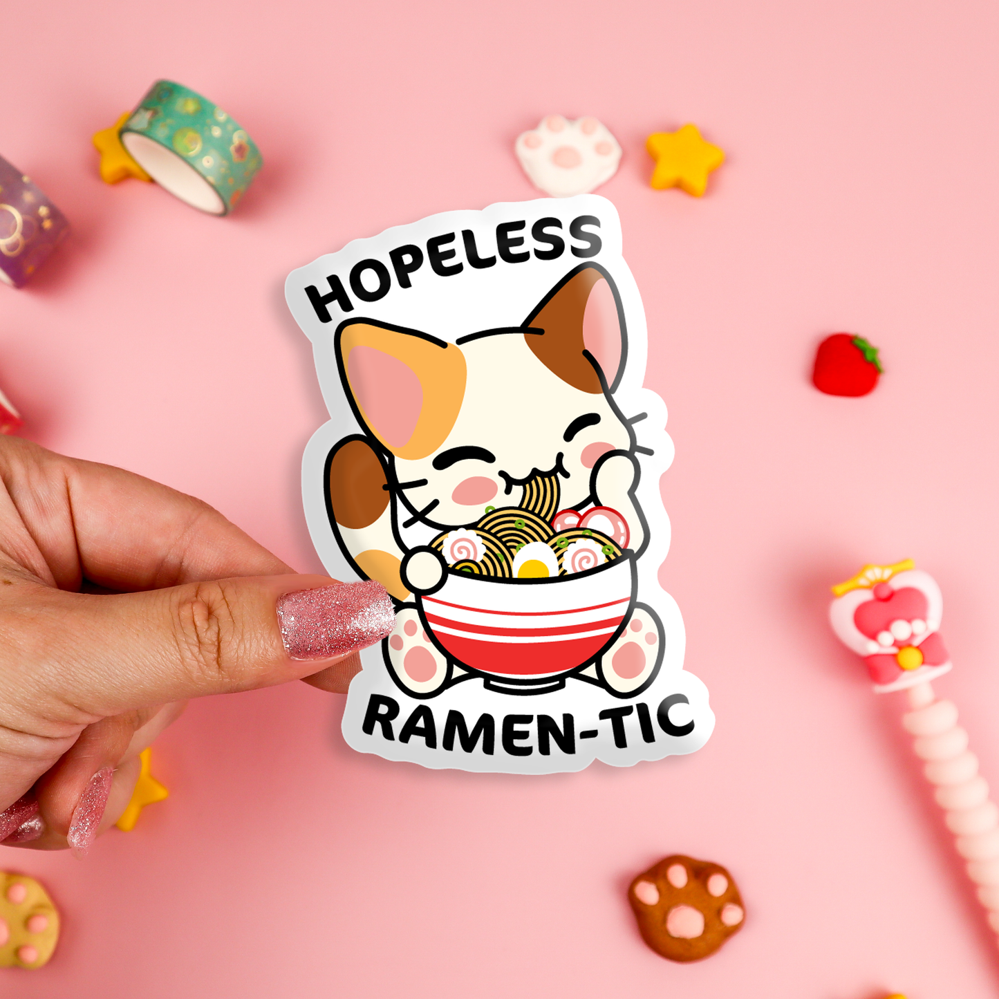 Hopeless Ramen-tic Vinyl Sticker