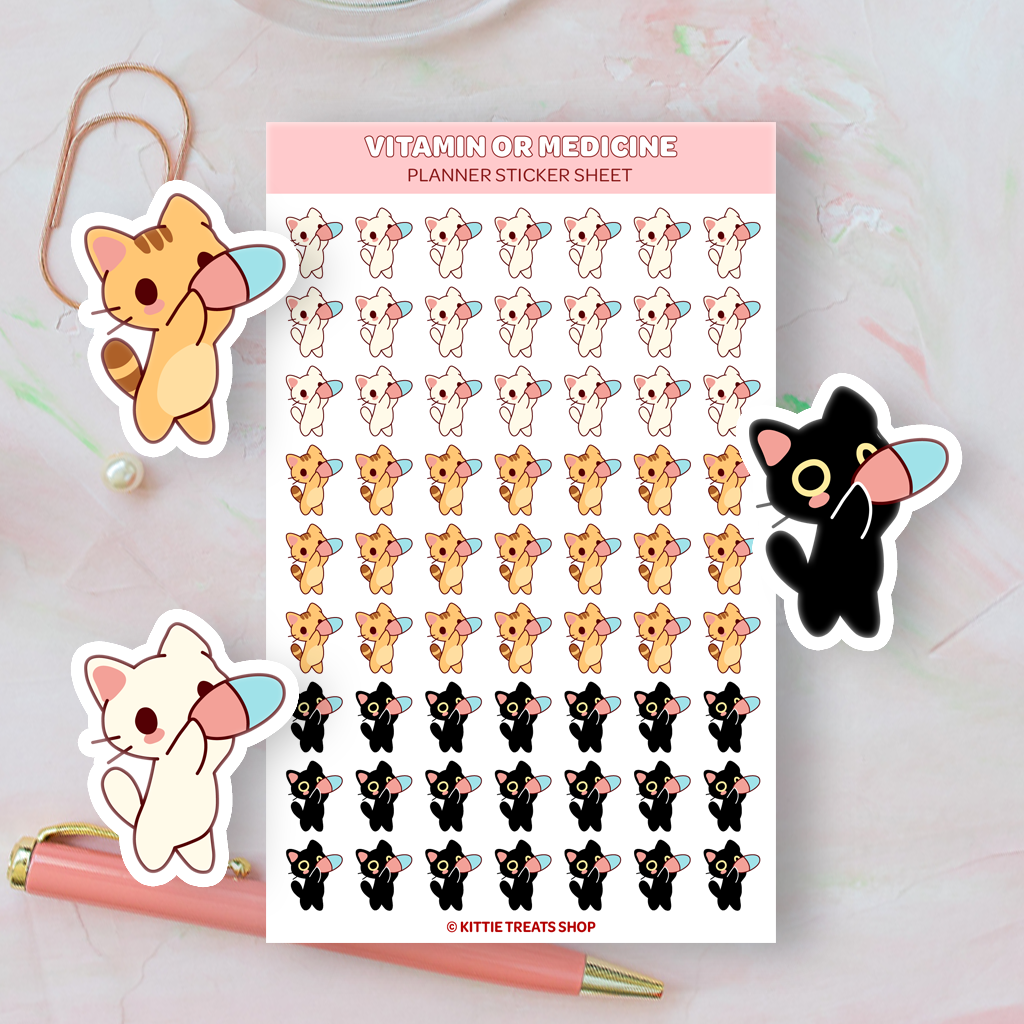 Set of 5 Wanderlust Planner Sticker Sheets