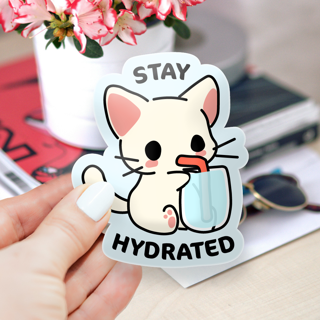 Stay Hydrated Vinyl Sticker