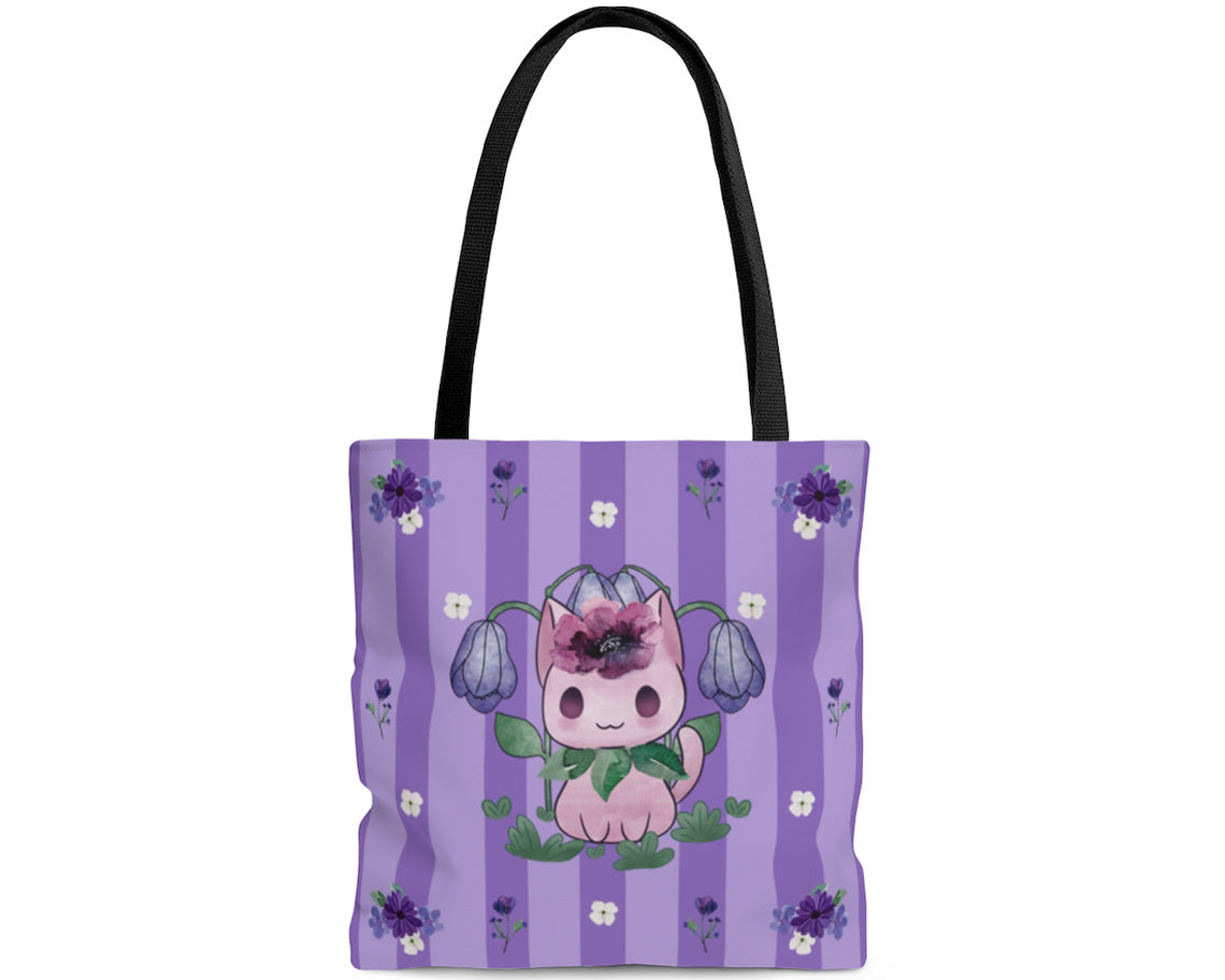 Purple Petunia Tote Bag